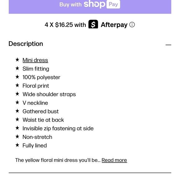 Princess Polly Cream and Pink Slip Dress V-Neck Mini - Picture 10 of 10